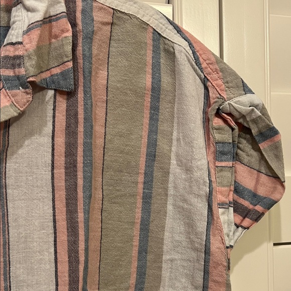 Sanctuary Multicolor Striped Button Down Shirt - Picture 3 of 5